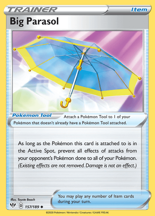 157/189 Big Parasol - Darkness Ablaze - Volution Cards and Collectables