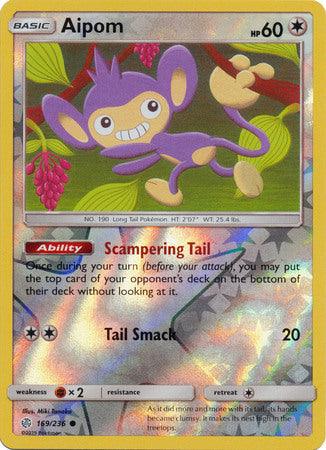 169/236 Aipom RH - Cosmic Eclipse - Volution Cards and Collectables