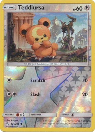 171/236 Teddiursa RH - Cosmic Eclipse - Volution Cards and Collectables