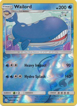 046/236 Wailord RH - Cosmic Eclipse - Volution Cards and Collectables