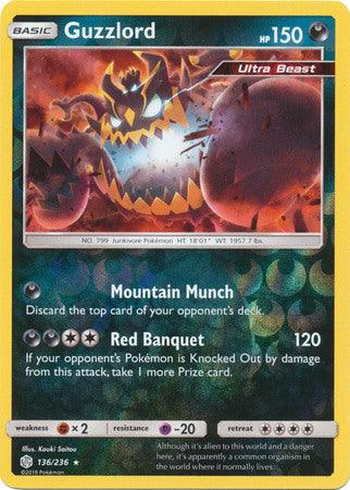 136/236 Guzzlord RH - Cosmic Eclipse - Volution Cards and Collectables