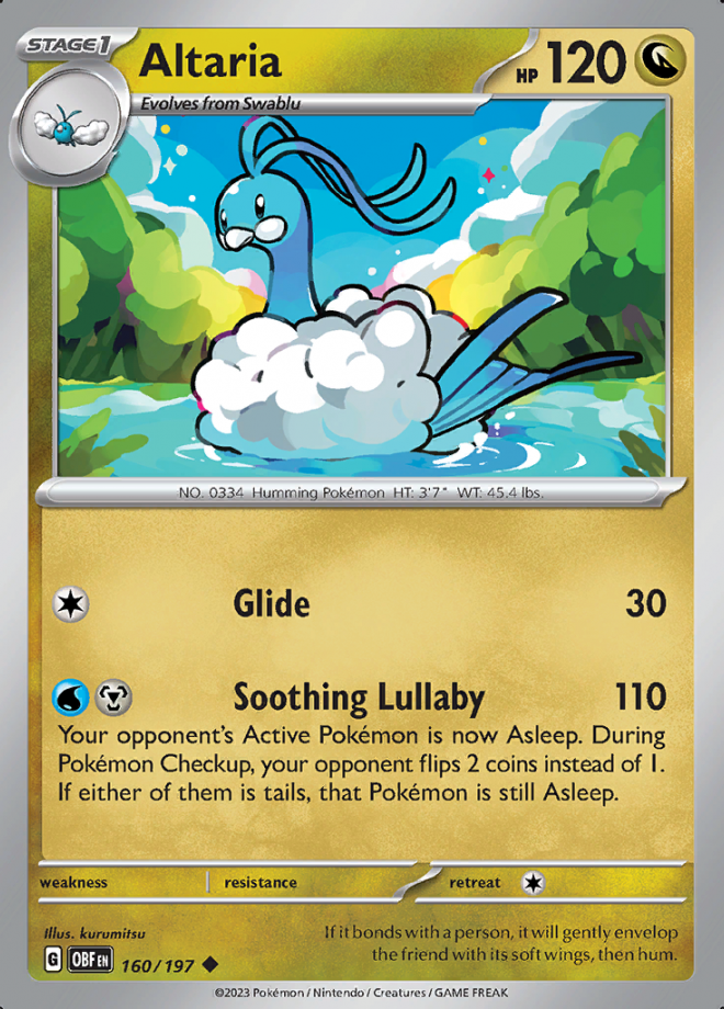 160/197 - Altaria - Obsidian Flames