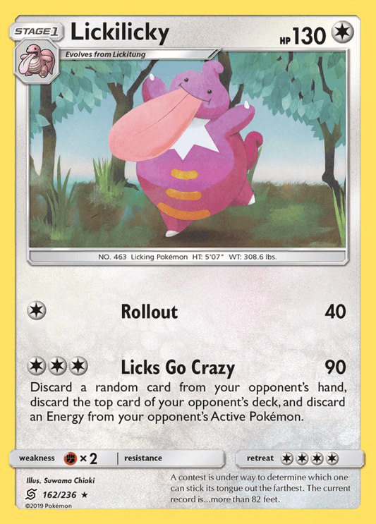 162/236 Lickilicky - Unified Minds - Volution Cards and Collectables