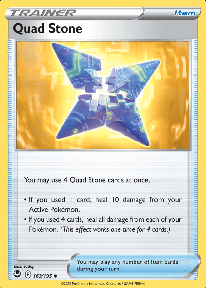 163/195 Quad Stone - Silver Tempest - Volution Cards and Collectables