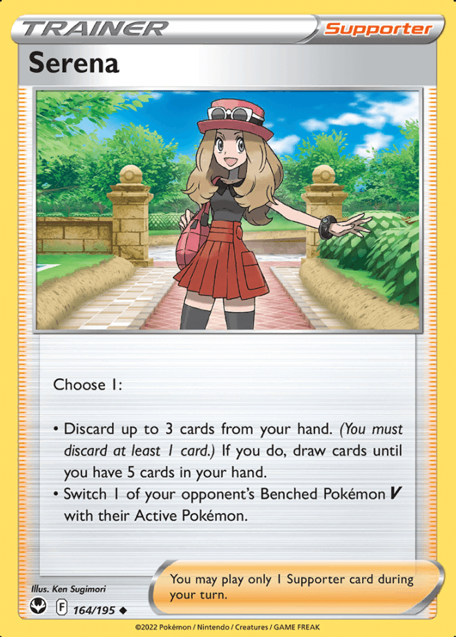 164/195 Serena - Silver Tempest - Volution Cards and Collectables