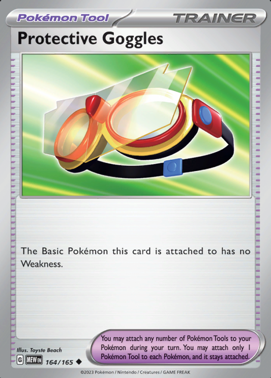 164/165 - Protective Goggles - Pokemon 151