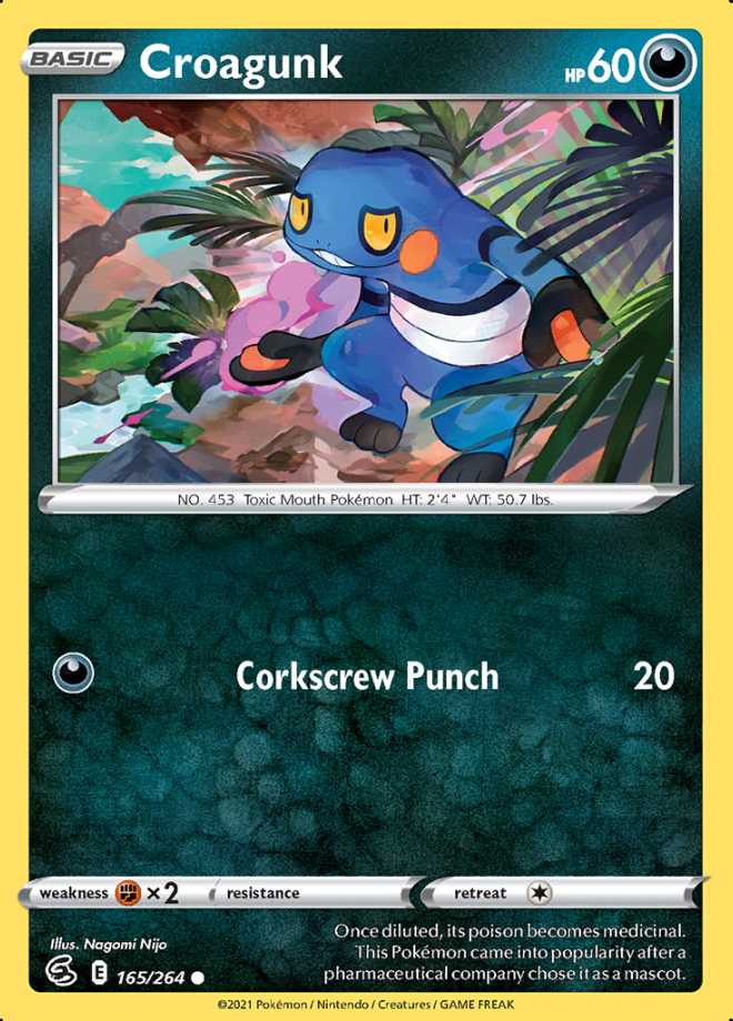 165/264 Croagunk - Fusion Strike