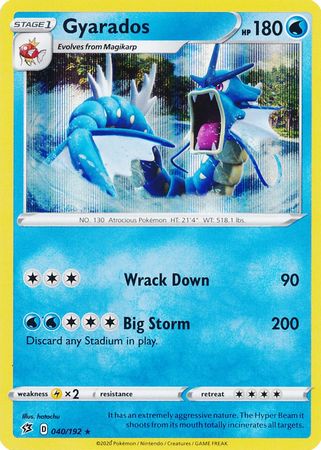 040/192 Gyarados - Rebel Clash