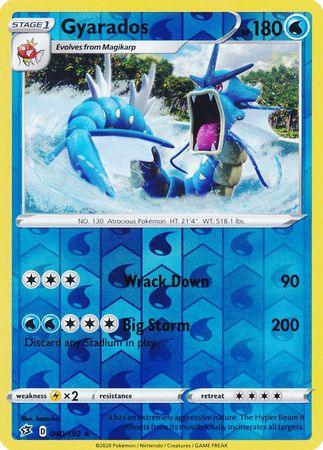 040/192 Gyarados RH - Rebel Clash - Volution Cards and Collectables