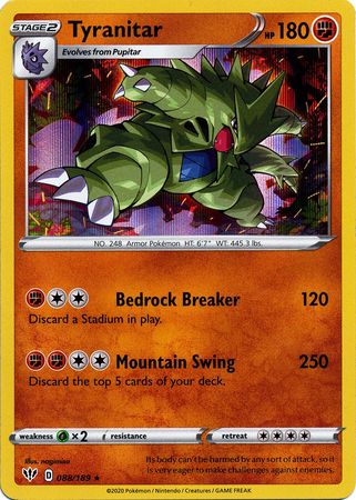 088/189 Tyranitar - Darkness Ablaze