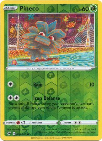 008/185 Pineco RH - Vivid Voltage - Volution Cards and Collectables