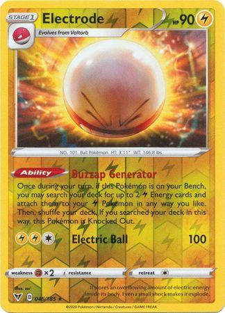 046/185 Electrode RH - Vivid Voltage - Volution Cards and Collectables