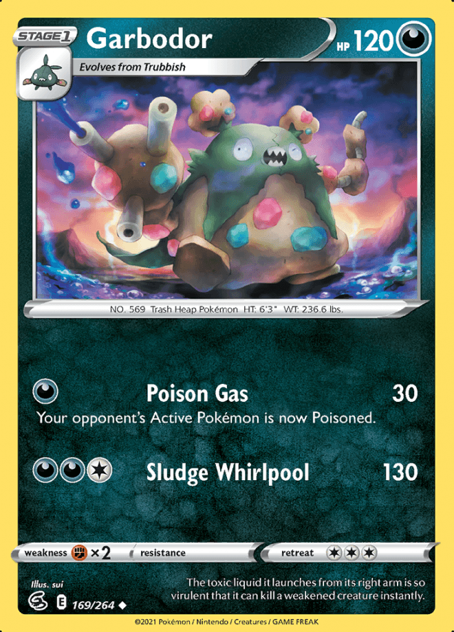 169/264 Garbodor - Fusion Strike - Volution Cards and Collectables