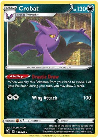 091/163 Crobat - Battle Styles - Volution Cards and Collectables