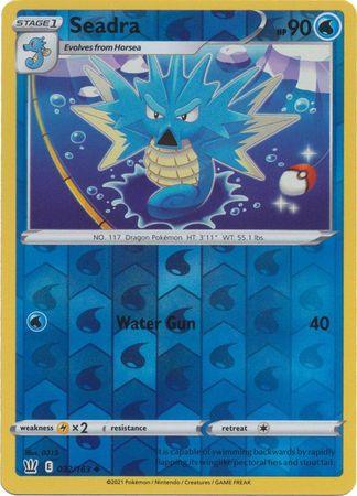 032/163 Seadra RH - Battle Styles - Volution Cards and Collectables