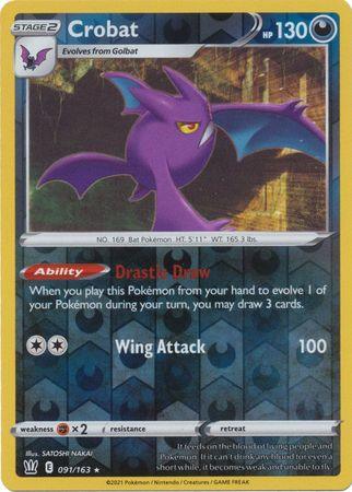 091/163 Crobat RH - Battle Styles - Volution Cards and Collectables