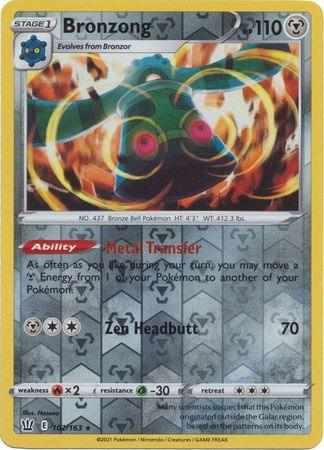 102/163 Bronzong RH - Battle Styles - Volution Cards and Collectables