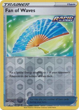 127/163 Fan of Waves RH - Battle Styles - Volution Cards and Collectables