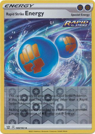 140/163 Rapid Strike Energy RH - Battle Styles - Volution Cards and Collectables