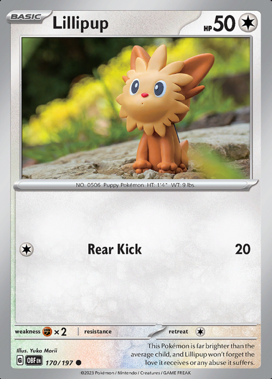 170/197 - Lillipup - Obsidian Flames