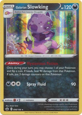 098/198 Galarian Slowking - Chilling Reign - Volution Cards and Collectables