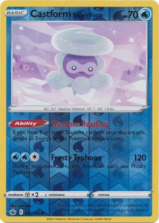 034/198 Castform Snowy Form RH - Chilling Reign