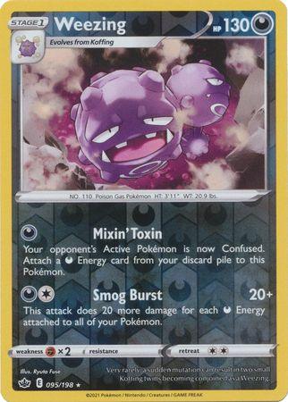 095/198 Weezing RH - Chilling Reign - Volution Cards and Collectables