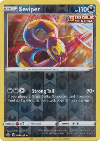 102/198 Seviper RH - Chilling Reign - Volution Cards and Collectables