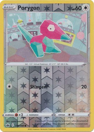 116/198 Porygon RH - Chilling Reign - Volution Cards and Collectables