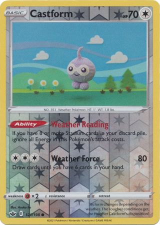 121/198 Castform RH - Chilling Reign