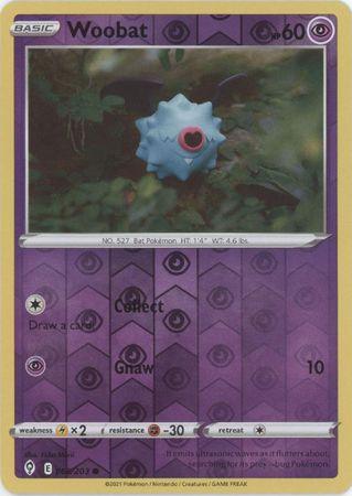 068/203 Woobat RH - Evolving Skies - Volution Cards and Collectables