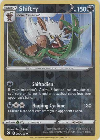 097/203 Shiftry RH - Evolving Skies - Volution Cards and Collectables