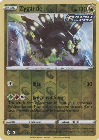 118/203 Zygarde RH - Evolving Skies - Volution Cards and Collectables