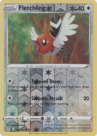 138/203 Fletchling RH - Evolving Skies - Volution Cards and Collectables