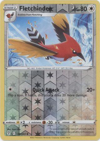 139/203 Fletchinder RH - Evolving Skies - Volution Cards and Collectables