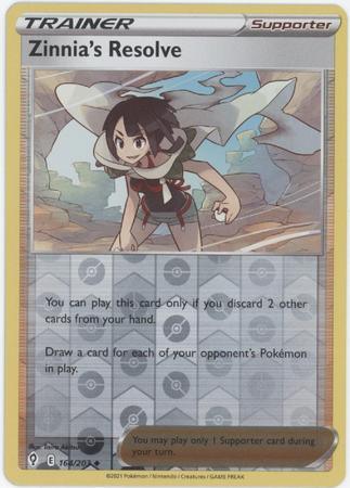 164/203 Zinnia's Resolve RH - Evolving Skies - Volution Cards and Collectables