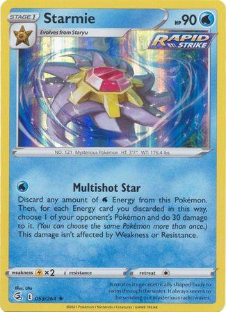 053/264 Starmie - Fusion Strike - Volution Cards and Collectables