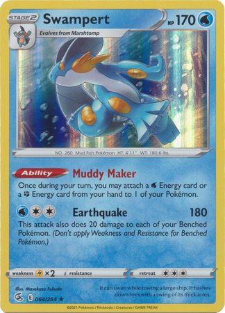 064/264 Swampert - Fusion Strike - Volution Cards and Collectables