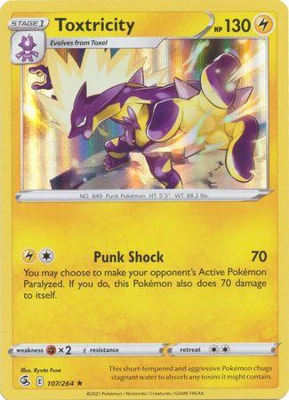 107/264 Toxtricity - Fusion Strike - Volution Cards and Collectables