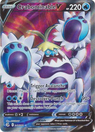 248/264 Crabominable V - Fusion Strike - Volution Cards and Collectables