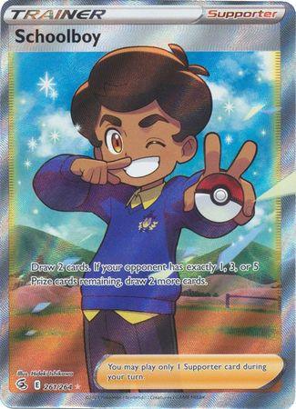 261/264 Schoolboy Full Art - Fusion Strike - Volution Cards and Collectables