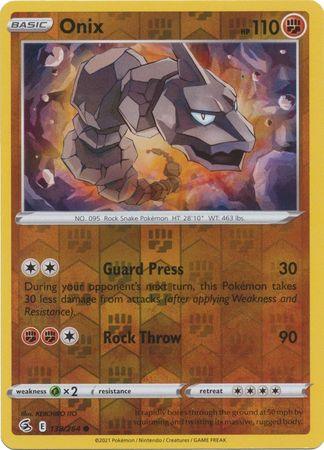 138/264 Onix RH - Fusion Strike - Volution Cards and Collectables