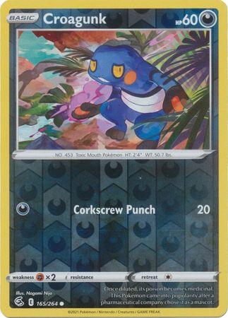 165/264 Croagunk RH - Fusion Strike - Volution Cards and Collectables