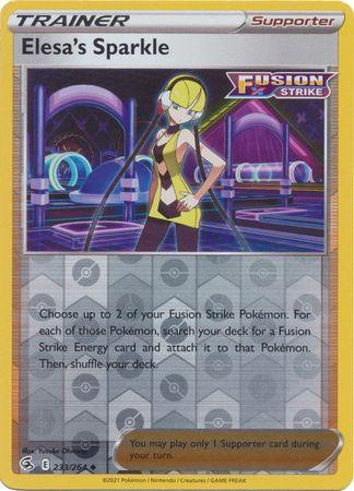 233/264 Elesa's Sparkle RH - Fusion Strike - Volution Cards and Collectables