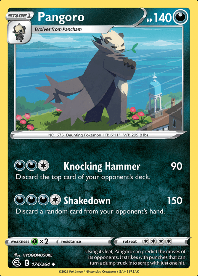 174/264 Pangoro - Fusion Strike - Volution Cards and Collectables