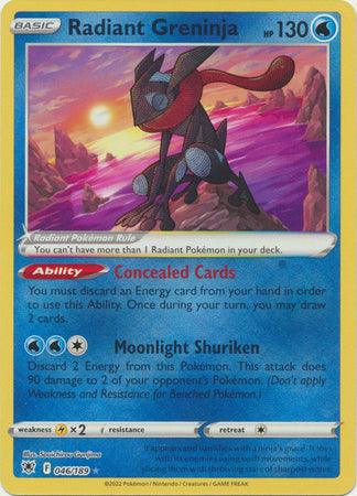 046/189 Radiant Greninja - Astral Radiance - Volution Cards and Collectables