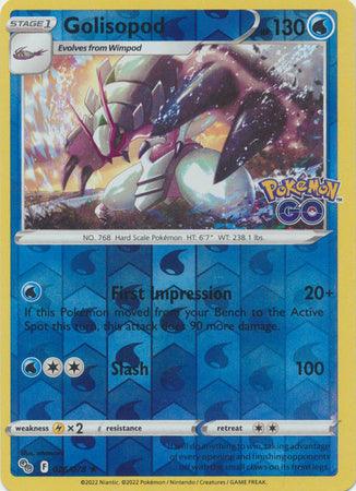 026/078 Golsopod RH - Pokemon GO - Volution Cards and Collectables