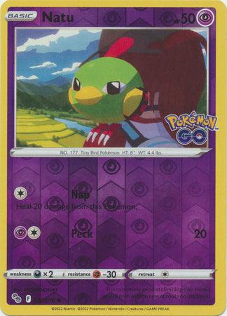 032/078 Natu RH - Pokemon GO - Volution Cards and Collectables