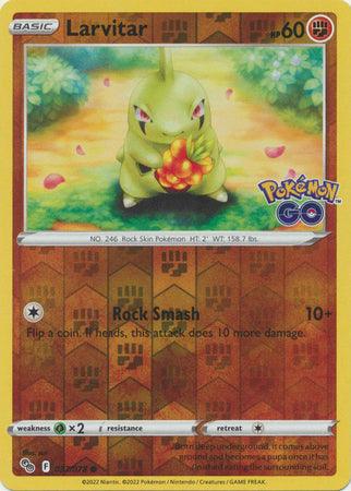 037/078 Larvitar RH - Pokemon GO - Volution Cards and Collectables