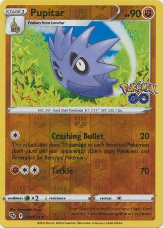 038/078 Pupitar RH - Pokemon GO - Volution Cards and Collectables